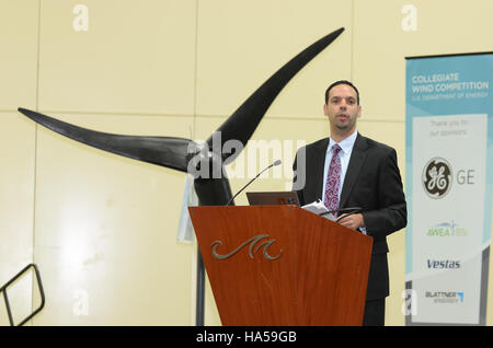 Das Energieministerium setzt sein Engagement für nachhaltige Energie und Umweltwissenschaften fort, indem es Programme zur Senkung des Energieverbrauchs und zur Förderung sauberer Energiequellen in den USA vorantreibt Stockfoto