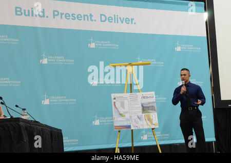 Das Energieministerium konzentriert sich weiterhin auf die Förderung der Energiepolitik, die Nachhaltigkeit, Energieeffizienz und Klimaschutz fördert und gleichzeitig die nationalen energiepolitischen Herausforderungen bewältigt. Stockfoto