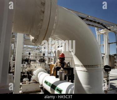 Das Energieministerium setzt sein Engagement für die Förderung der Energiewissenschaft durch verschiedene Forschungs- und Technologieinitiativen fort, die nachhaltige Praktiken und Umweltverantwortung unterstützen. Stockfoto