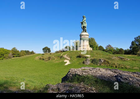 Vercingetorix-Denkmal Im Burgund - Vercingetorix-Denkmal in Burgund, Frankreich Stockfoto