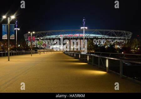 London-Stadion, Queen Elizabeth Olympic Park, Stratford, London E20, Vereinigtes Königreich Stockfoto