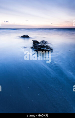 Die Druse Strand an der Küste von North Cornwall im Südwesten Englands. Stockfoto