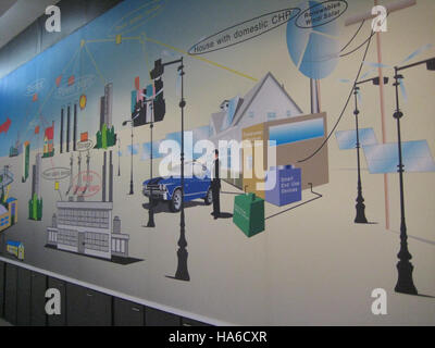 Dieses Bild zeigt eine Initiative des Energieministeriums zur Förderung der wissenschaftlichen Forschung und zur Förderung politischer Diskussionen über Energiepolitik und technologische Innovation. Stockfoto