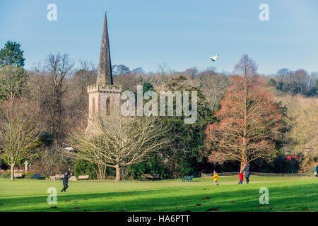 Allgemeine Ansichten der Stanmer Park in Brighton Stockfoto