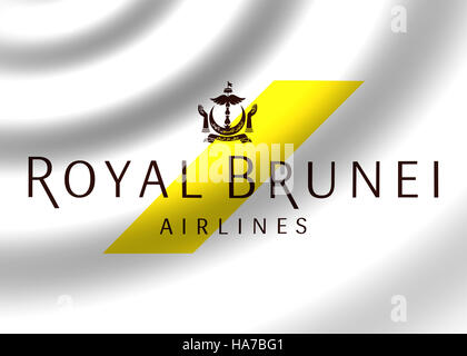 Royal Brunei Airlines logo Stockfoto