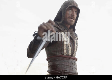 ASSASSIN'S CREED 2016 20th Century Fox Film mit Michael Fassbender Stockfoto