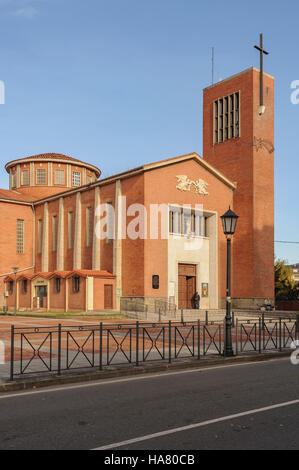 Die Kirche Nuestra Señora del Carmen Colindres, Kantabrien, Spanien, Europa. Stockfoto