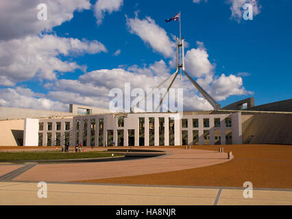 Australische Parliament House in Canberra Stockfoto