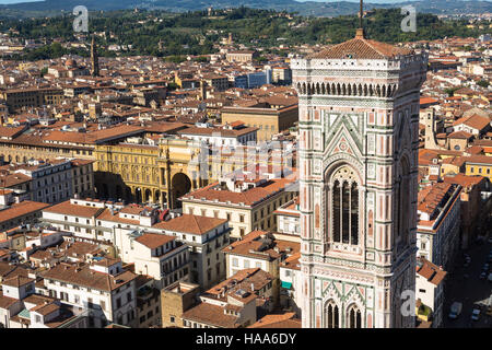 Florenz-Glockenturm - Campanile von Giotto Stockfoto