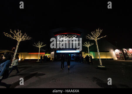 Padua, Italien. 27. November 2016. Planet Funk erinnern Tour 2016. Der Planet Funk zurück auf die Bühne der Grand Theater Geox Padua für ihre "erinnern-Tour". Bildnachweis: Roberto Silvino/Pacific Press/Alamy Live-Nachrichten Stockfoto