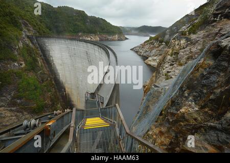 Gordon Dam, Tasmanien Stockfoto