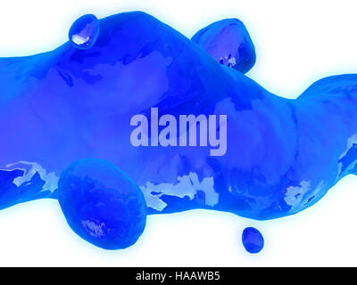 abstrakt 3d Illustration der Blauwasser Stream Hintergrund
