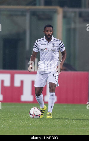 Firenze, Italien. 24. November 2016. Fernando Lopes Dos Santos Varela (PAOK) Fußball: UEFA Europa League Gruppe J-match zwischen ACF Fiorentina 2-3 PAOK FC im Stadio Artemio Franchi in Florenz, Italien. © Maurizio Borsari/AFLO/Alamy Live-Nachrichten Stockfoto