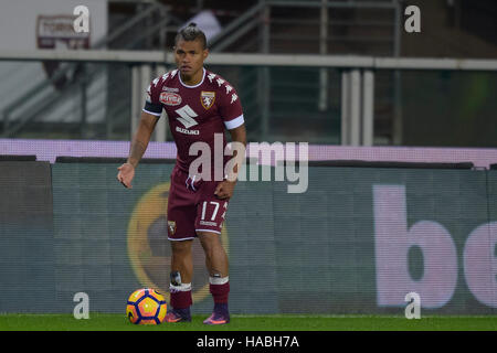 Turin, Italien. 29. November 2016: Josef Martinez von Torino FC in Aktion während der TIM Cup Fußballspiel zwischen FC Turin und AC Pisa. Bildnachweis: Nicolò Campo/Alamy Live-Nachrichten Stockfoto