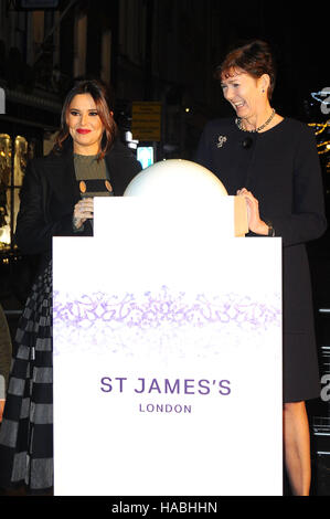 Cheryl Fernandez Versini und Liam Payne besuchen Fayre von St James Weihnachten Carol Konzert. Stockfoto