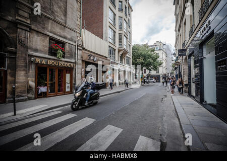 Clasic Szene, Strees von Paris Stockfoto