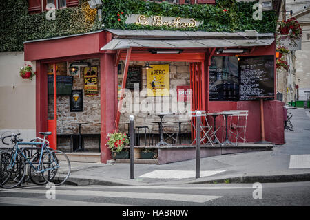 Clasic Szene, Strees von Paris Stockfoto