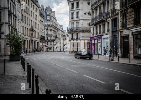 Clasic Szene, Strees von Paris Stockfoto