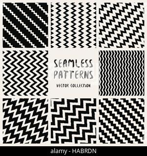 Satz von seamless pattern Stock Vektor