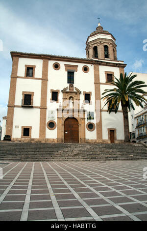 Die Iglesia de Nuestra Señora De La Merced Ronda Andalucia Spanien Stockfoto