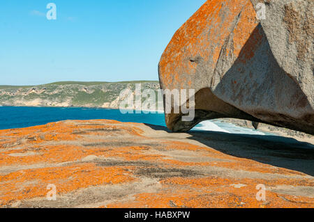 Blick vom Remarkable Rocks, Kangaroo Island, South Australia, Australien Stockfoto