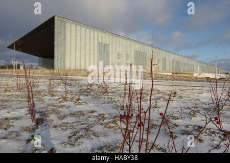 Estnische Nationalmuseum Hauptgebäude. 28. November 2016 Tartu. Estland Stockfoto