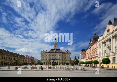 Rathaus im Zentrum von Novi Sad Stockfoto