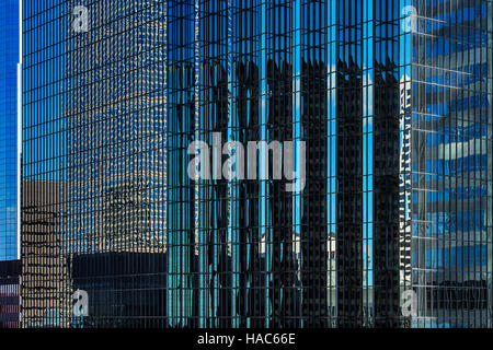 Eine abstrakte Sicht auf die Architektur der Stadt von Minneapolis, MN, USA Stockfoto