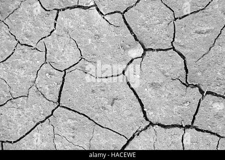 Trocken und zerbrochen im Bereich Natur, Landwirtschaft Stockfoto