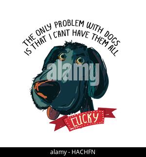 Ich kann nicht alle haben. Plakat Stock Vektor