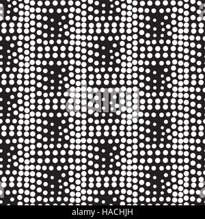 Vektor geometrische Musterdesign. Abstrakte Punkte wiederholen Stock Vektor