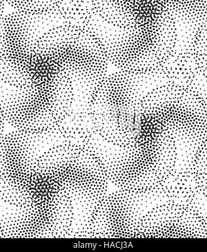 Vektor geometrische Musterdesign. Abstrakte Punkte wiederholen Stock Vektor