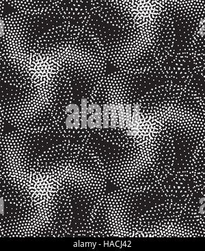 Vektor geometrische Musterdesign. Abstrakte Punkte wiederholen Stock Vektor