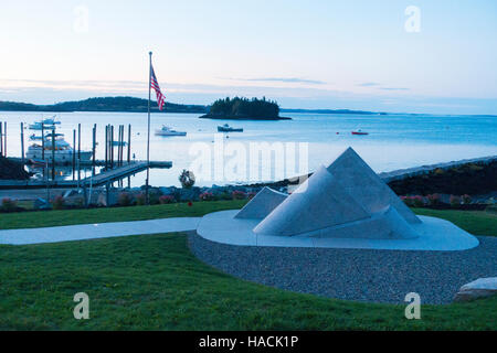 Verlorene Fischer Memorial Lubec Maine Stockfoto