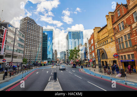 Straßenansicht in Aldgate, London, Uk Stockfoto