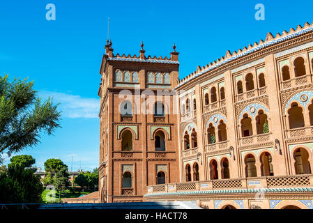 Las Ventas Stierkampfarena, Aromaten in Madrid, Spanien, Europa Stockfoto