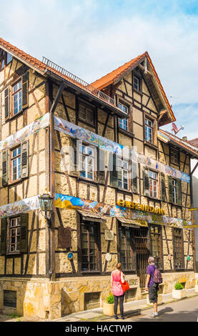 Wiedmann-Kunst-Galerie in der Altstadt von Bad cannstatt Stockfoto