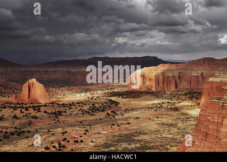 Cathedral Valley, Capitol Reef National Park, Utah, USA Stockfoto