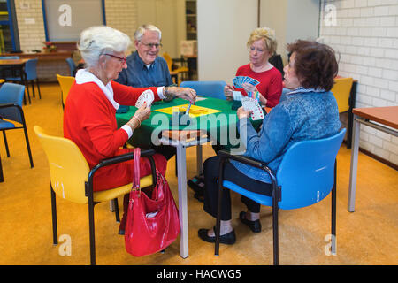 Aktivitäten in einer Gemeinde in den Niederlanden Stockfoto