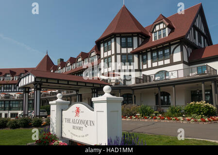 Algonquin resort St. Andrews am Meer New Brunswick, Kanada Stockfoto