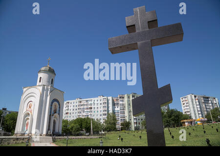 Soldatenfriedhof, Bender (Bendery), Transnistrien (Moldawien) Stockfoto