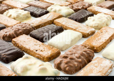 Anordnung der deutschen Lebkuchen, Aachener Printen Stockfoto