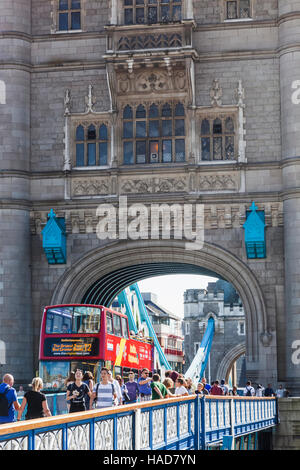 England, London, Tower Bridge Stockfoto