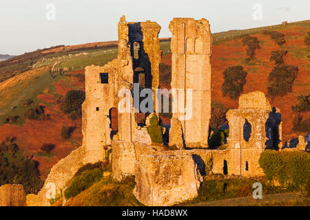 England, Dorset, Corfe Castle Stockfoto