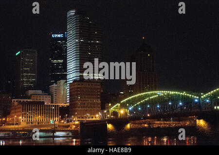 Allegheny River Burgh Central Business District Stockfoto