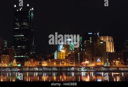 Allegheny River Burgh Central Business District Stockfoto