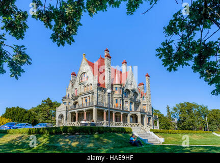 Craigdarroch Castle, Victoria, Britisch-Kolumbien, Kanada Stockfoto