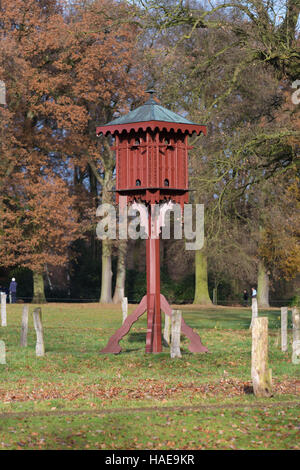 Luxus Taube Nistkasten in einem park Stockfoto