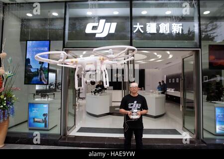 DJI-Drone-Store in Shenzhen (China) Stockfoto