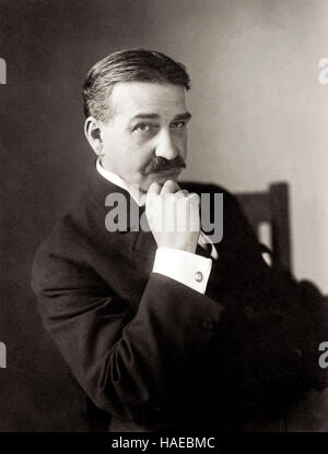 L. Frank Baum (1856-1919) produktiver US-amerikanischer Autor von Kinderbüchern, darunter The Wonderful Wizard of Oz und seine 13 Fortsetzungen. Studio Foto ca. 1908. Stockfoto